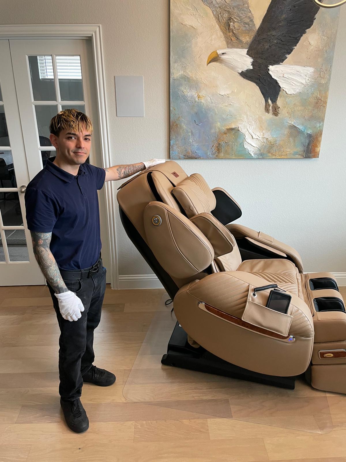 White Glove Service for Massage Chair Installation