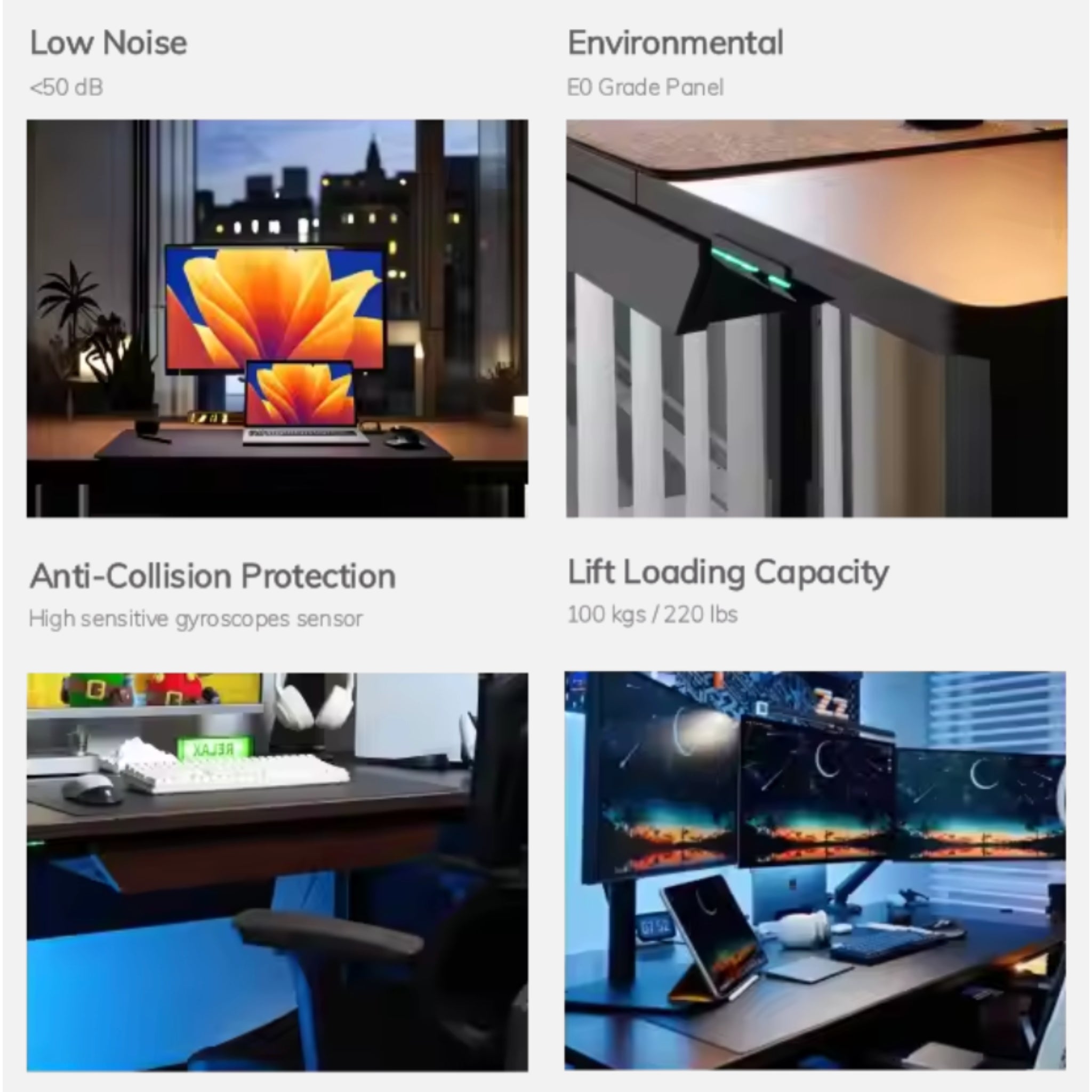 EverStill Arc Manual Standing Desk