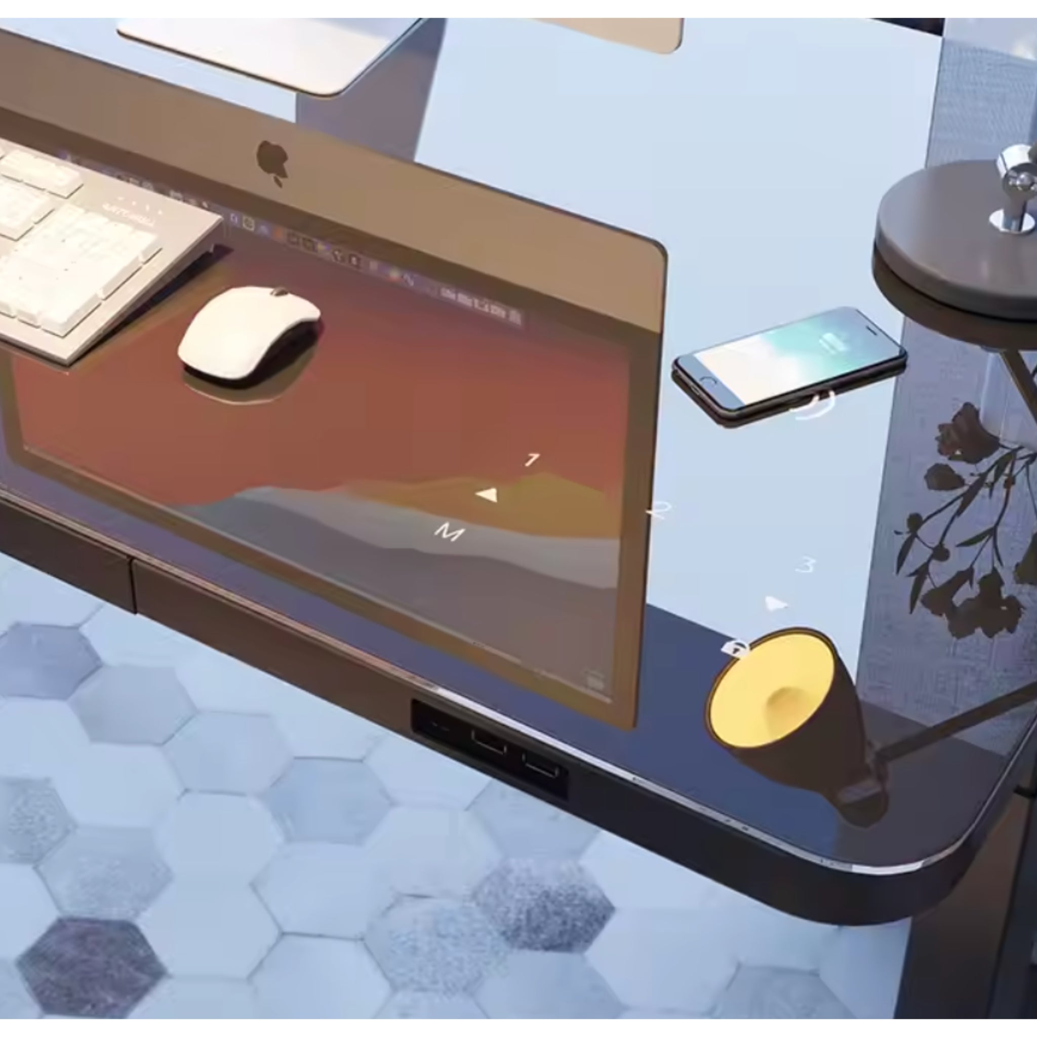 Obsidian Pro Smart Standing Desk